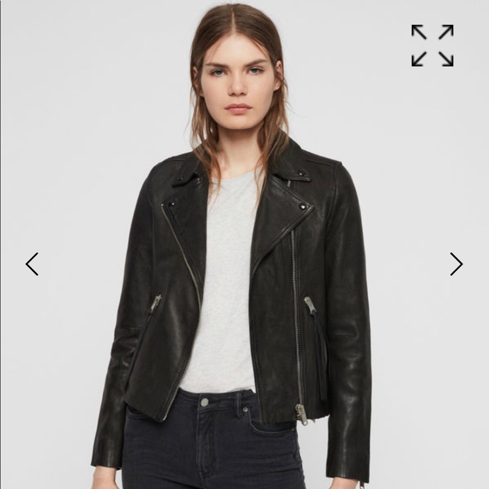 AllSaints Dalby Leather Biker Jacket